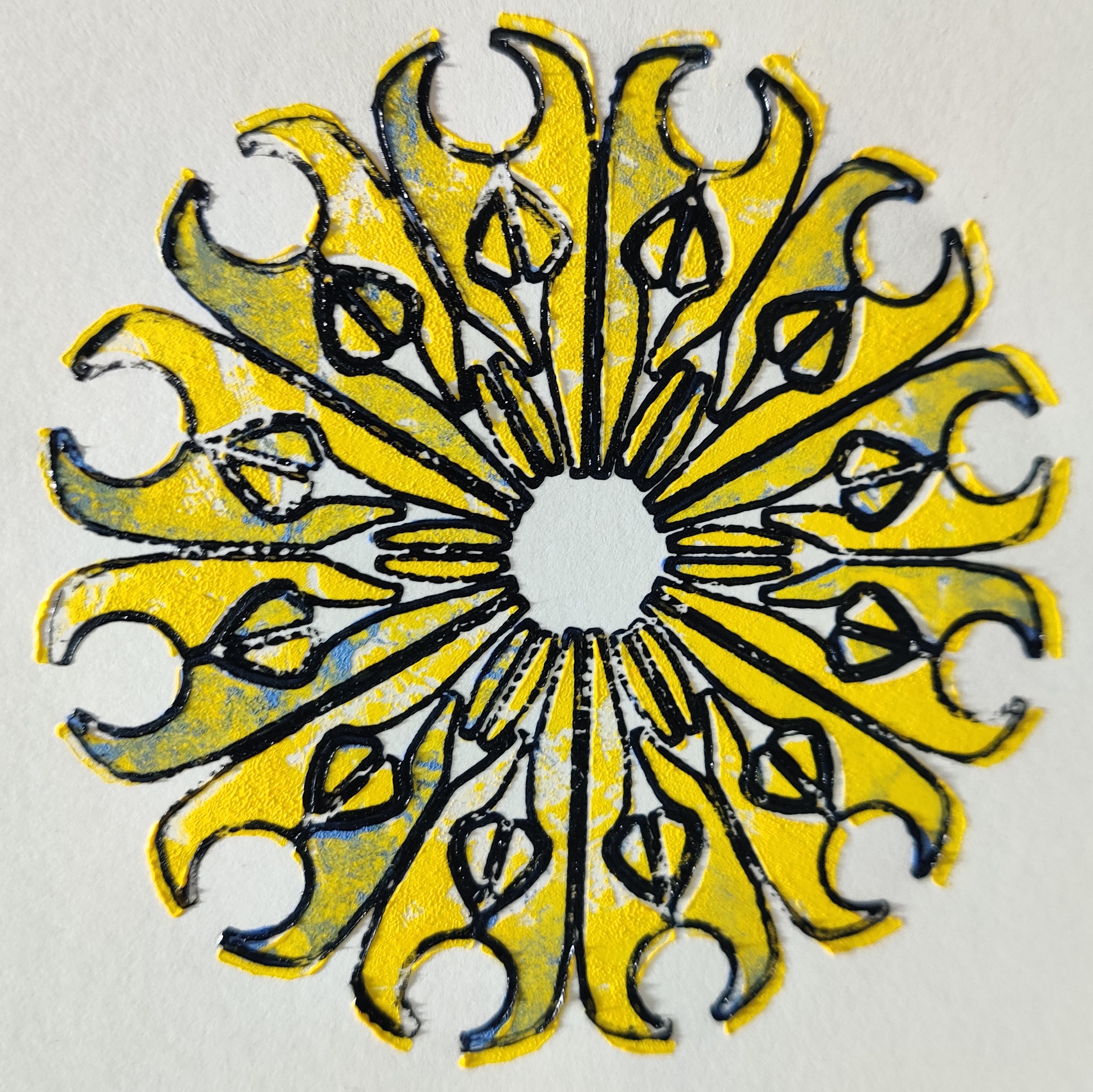 First Attempt at printing from the plates