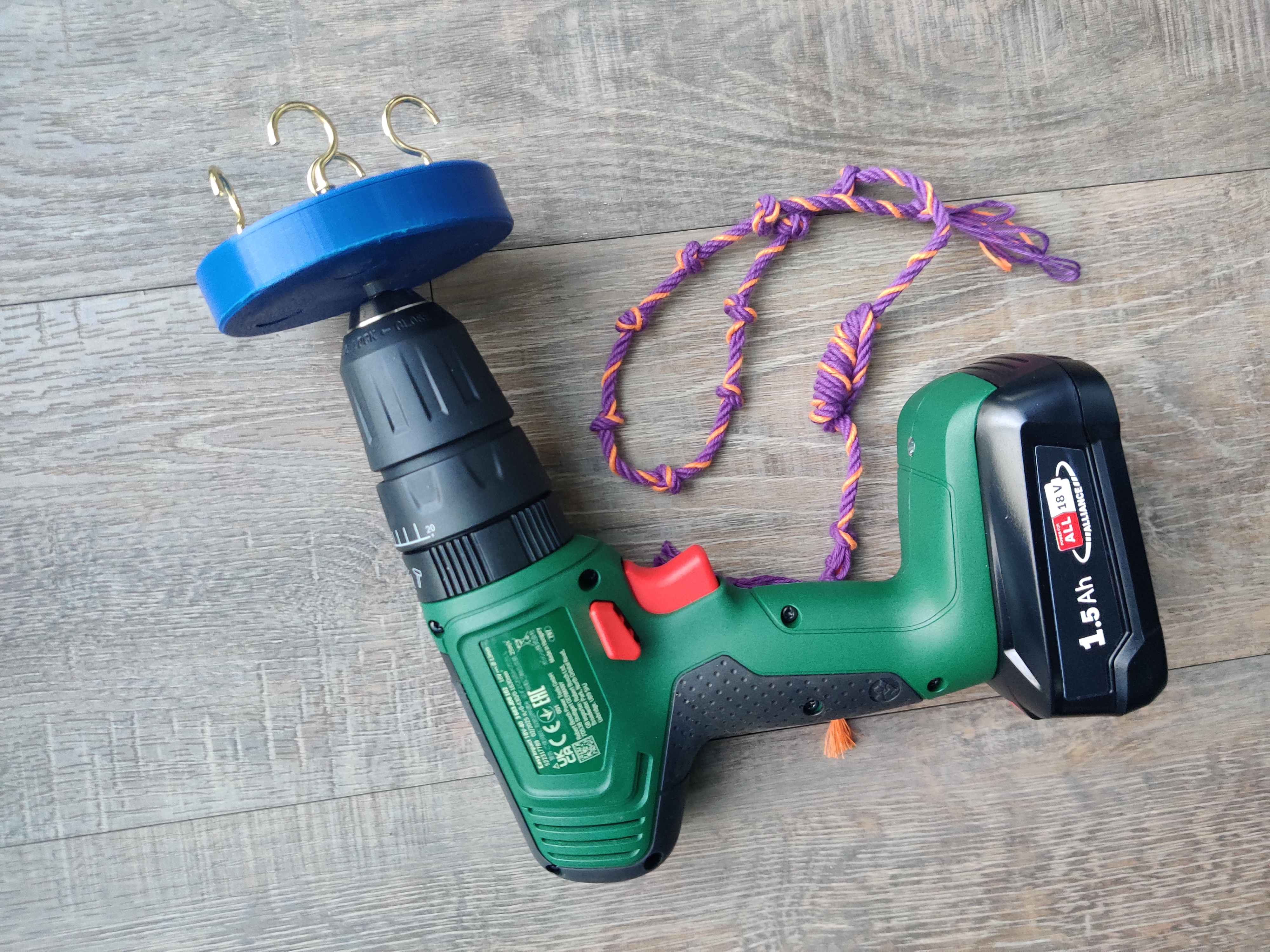 Drill attachment made from_PETG